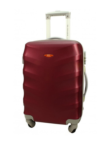 Duża walizka podróżna na kółkach 81 XXL RGL - bordowa