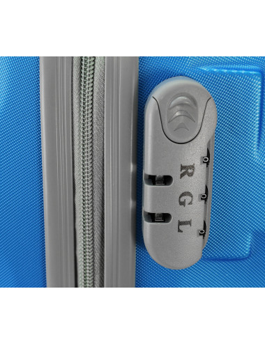 Zestaw walizek podróżnych na kółkach 3w1 81 RGL - zamek szyfrowy