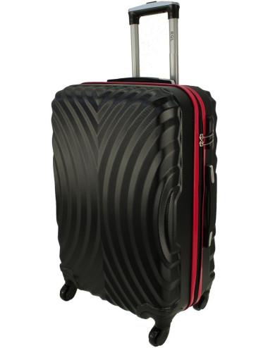 Średnia walizka podróżna na kółkach 760 XL - Czarno-Czerwony