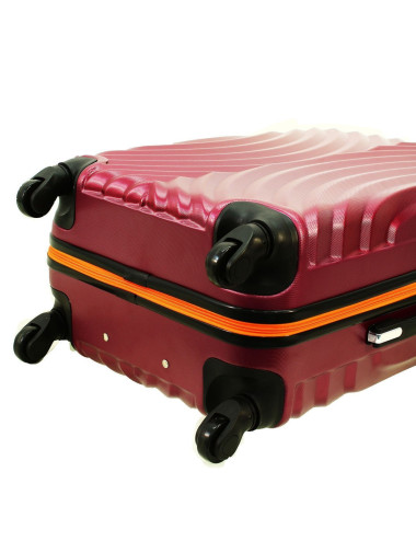 Średnia walizka podróżna na kółkach 760 XL - Cztery Kauczukowe Kółka