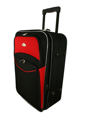 Mała walizka podróżna na kółkach 773 M - cztery stopki stabilizacyjne