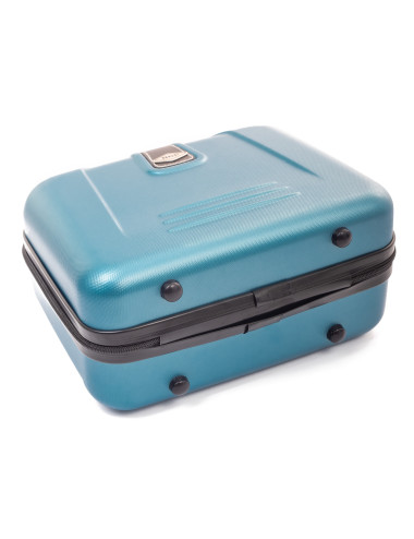 Zestaw walizek podróżnych 3w1 910 XXL XL L + kuferki XL L - kuferek dół