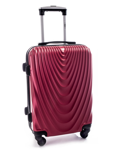 Średnia walizka podróżna na kółkach 663 RGL -  bordo