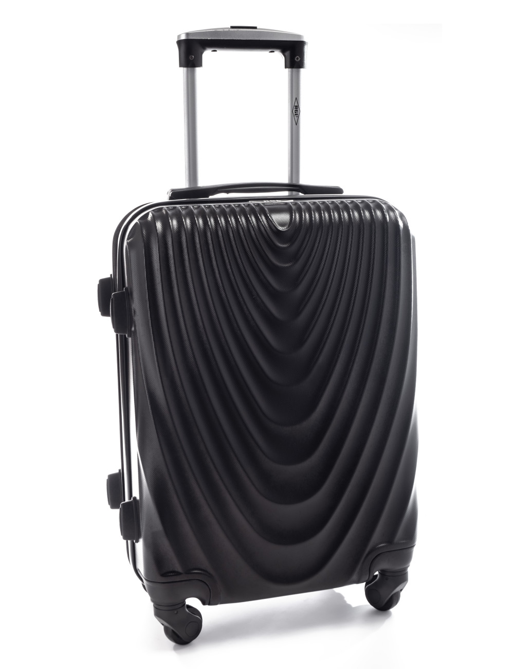 Średnia walizka podróżna na kółkach 663 RGL - czarny