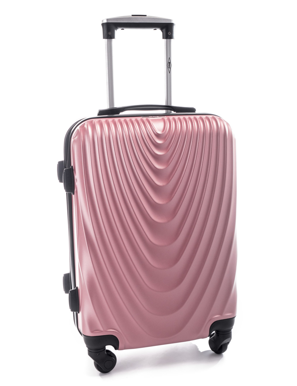 Średnia walizka podróżna na kółkach 663 RGL -  rose red