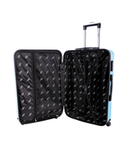 Zestaw walizek podróżnych na kółkach 720 3w1 + kuferek RGL - wnętrze
