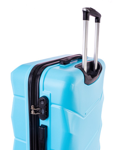 Duża walizka podróżna na kółkach XXL 720 RGL - tył walizki