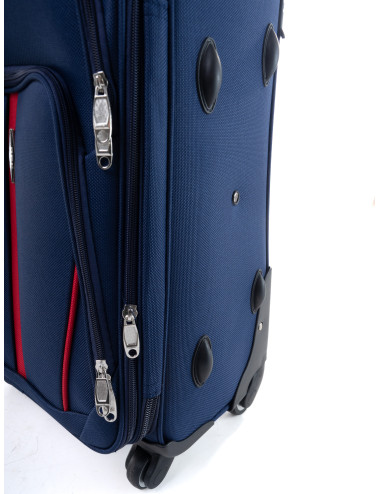 Średnia walizka podróżna na kółkach S-020 XL - stopki stabilizujące