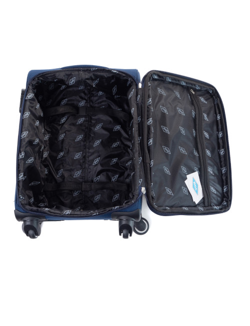Mała walizka podróżna na kółkach S-020 L - czarny