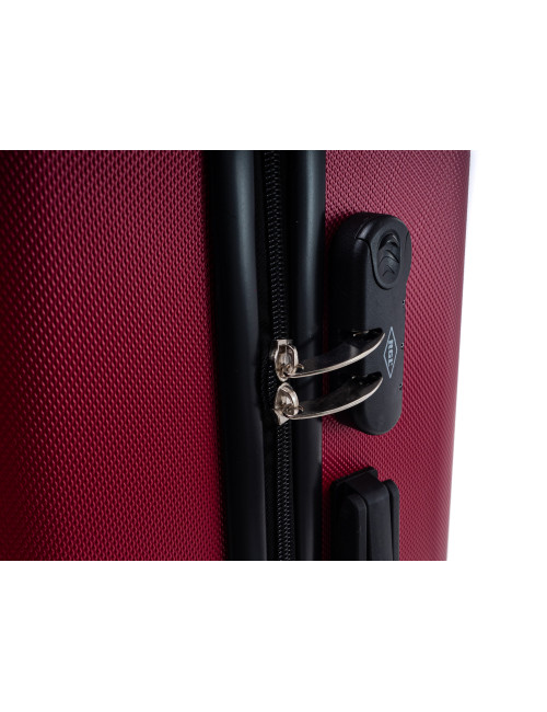 Zestaw walizek podróżnych 3w1 XXL, XL, L 520 RGL - bordowy