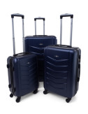 Zestaw walizek podróżnych 3w1 XXL, XL, L 520 RGL - granatowy