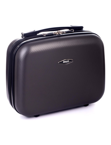 Zestaw walizek podróżnych na kółkach 720 3w1 + kuferek RGL - czarny