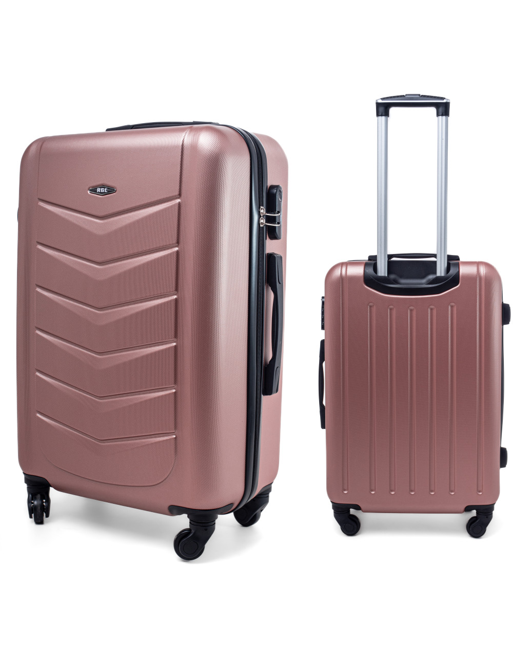 Średnia walizka RGL 520 XL - rose red