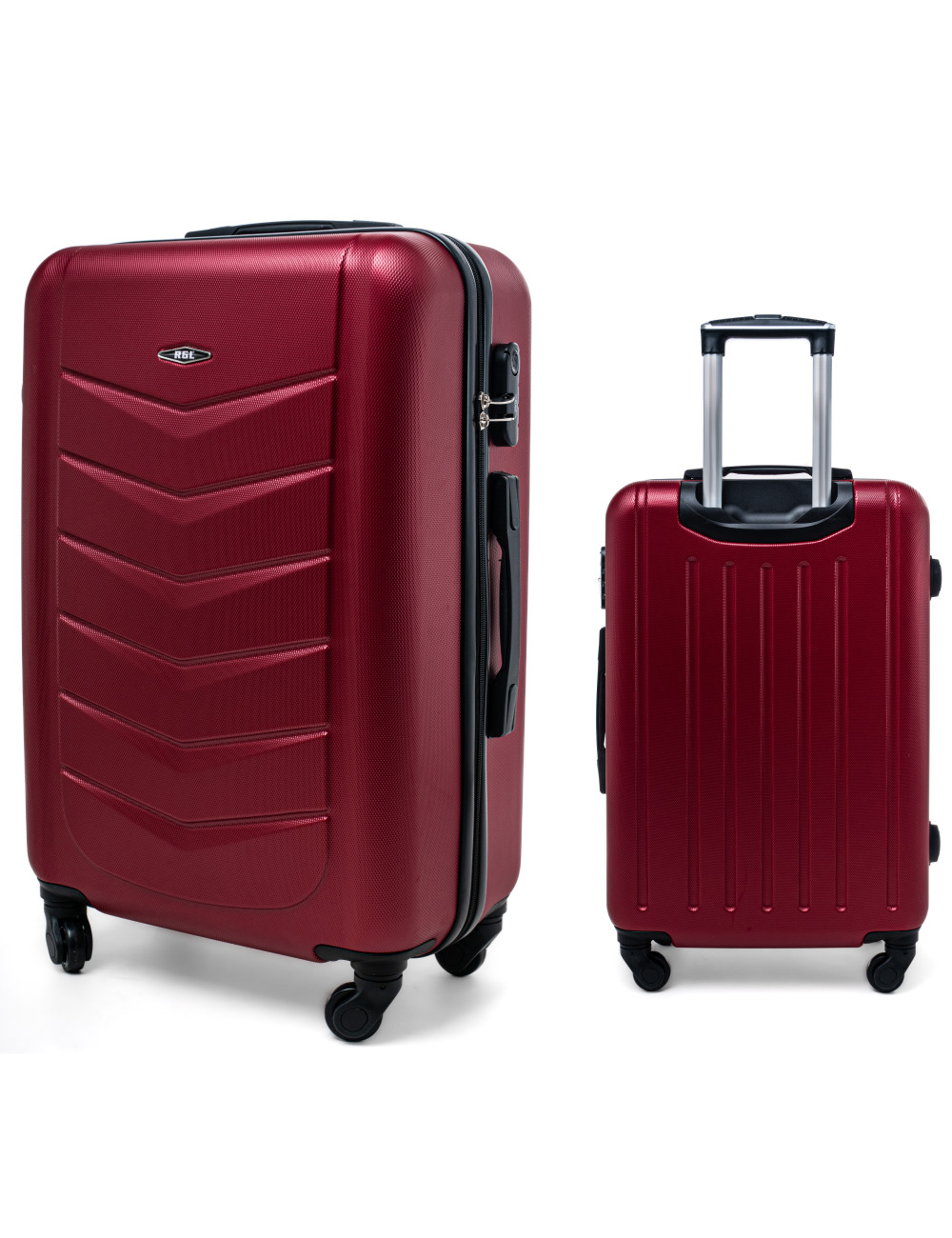 Duża walizka RGL 520 XXL - bordowy