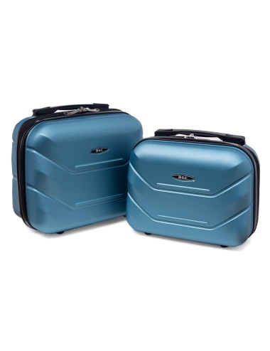 Zestaw kuferków RGL 720 XL + L - niebieski metaliczny