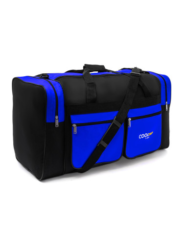 Duża, pojemna torba podróżna model 17 - czarno-niebieska