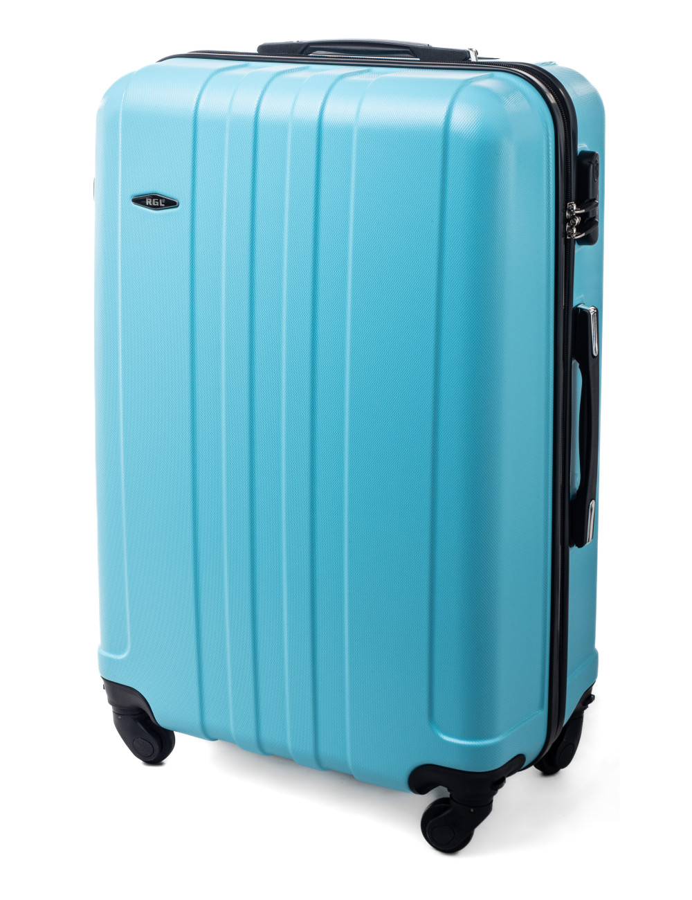 Średnia walizka podróżna ABS 740 XL RGL - lazurowy