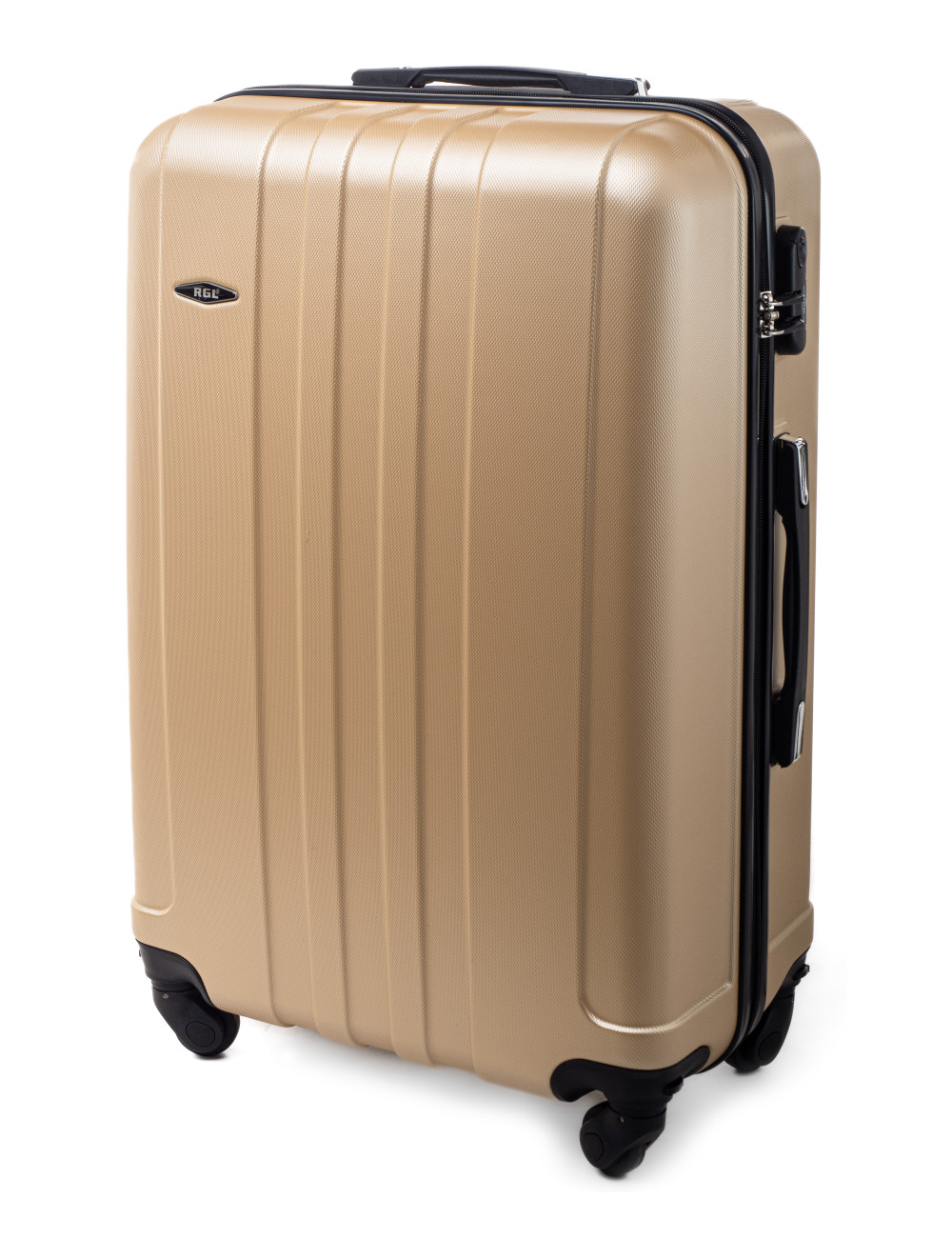 Średnia walizka podróżna ABS 740 XL RGL - szampan