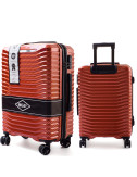 Duża walizka podróżna PC1 XXL RGL - CZERWONY