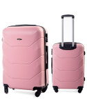 Średnia walizka RGL 720 XL - pudrowy róż