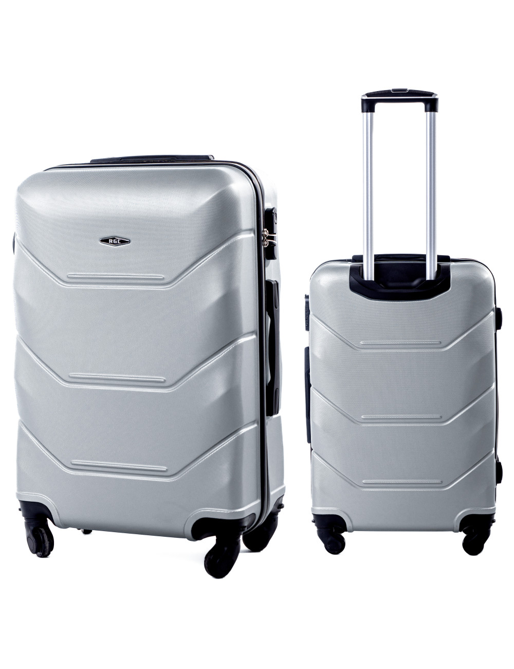 Średnia walizka RGL 720 XL - srebrny