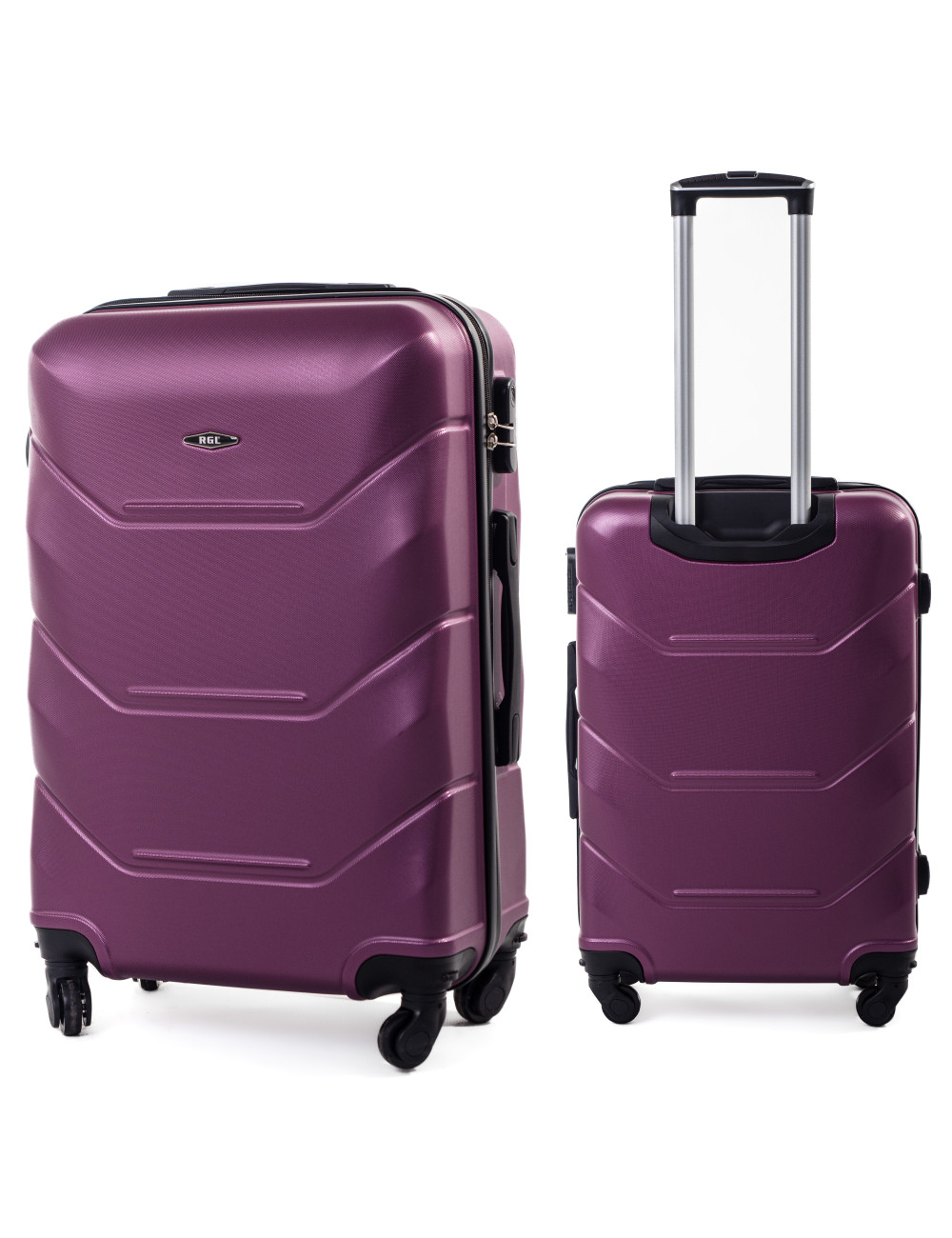 Średnia walizka RGL 720 XL - śliwka