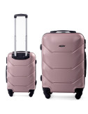 Mała walizka podróżna kabinowa na kółkach  720 RGL - ROSE RED