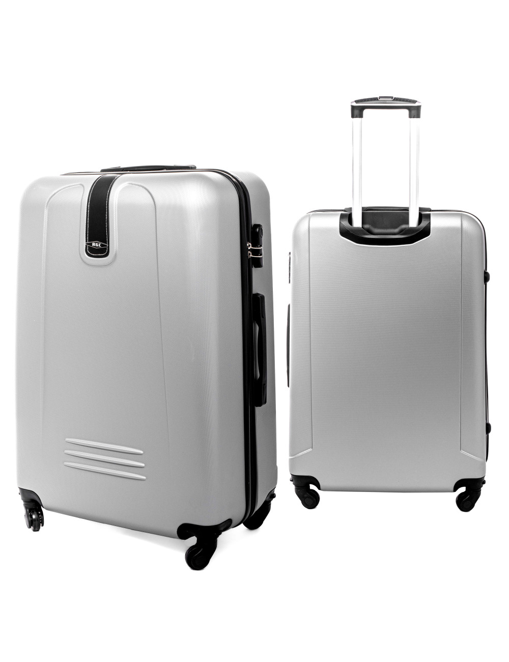 Średnia walizka podróżna (XL) 910 - srebrny