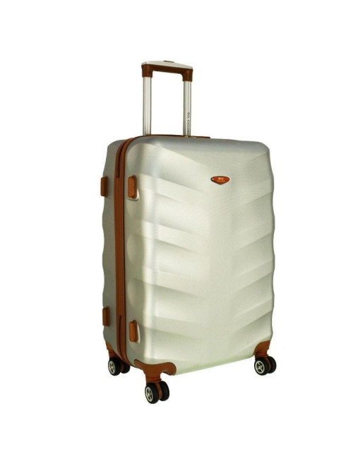 Średnia walizka podróżna XL 6881 RGL Exclusive - srebrny