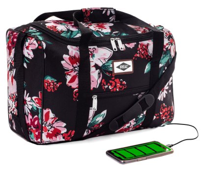 Torba do samolotu Wizzair 40x30x20 bagaż podręczny 40A USB FLORA