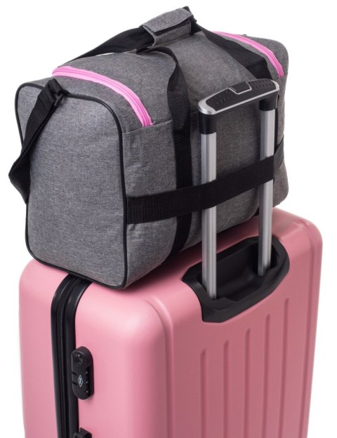 Torba do samolotu Wizzair 40x30x20 40A CZARNO-SREBRNY