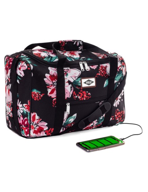 Torba do samolotu Ryanair 40x20x25 bagaż podręczny 40B USB FLORA