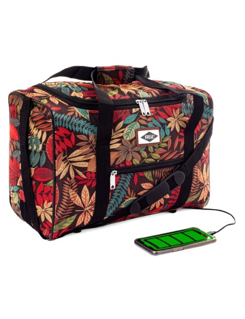 Torba do samolotu Wizzair 40x30x20 bagaż podręczny 40A USB KWIATY