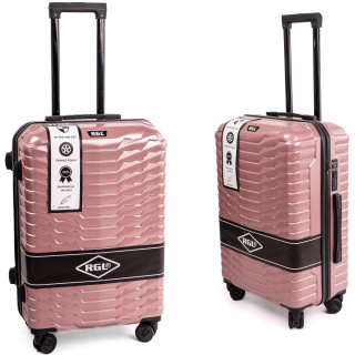 WALIZKA ŚREDNIA POLICARBON PC2 XL ROSE RED