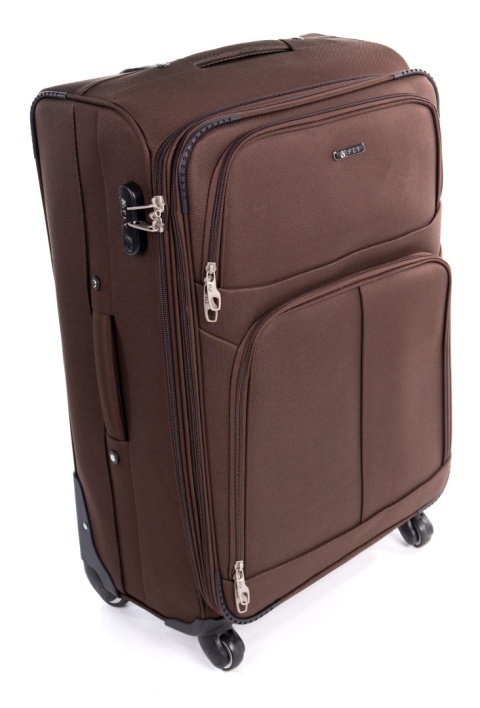 DUŻA WALIZKA PODRÓŻNA 1316 XXL BRĄZOWY
