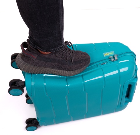 Duża walizka XXL POLIPROPYLEN HU357 ROSE RED