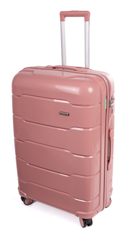 Duża walizka XXL POLIPROPYLEN HU357 ROSE RED