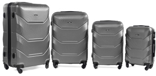 Komplet walizek podróżnych 4w1 720 SZARY