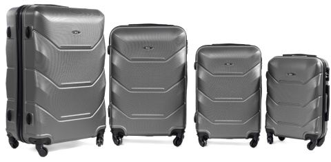 Komplet walizek podróżnych 4w1 720 SZARY
