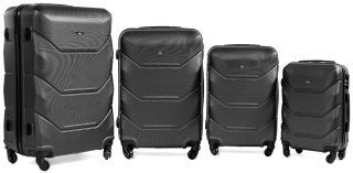 Komplet walizek podróżnych 4w1 720 GRAFITOWY