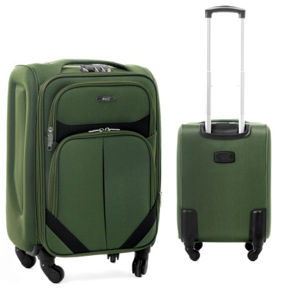 MAŁA WALIZKA PODRÓŻNA S-010 L ZIELONY