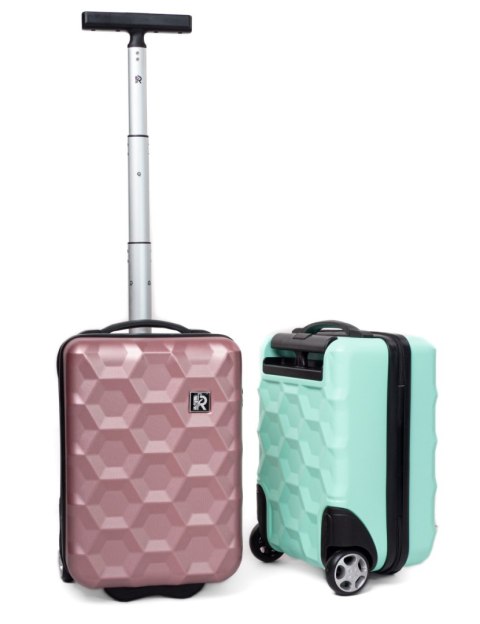 Mała walizka podróżna 884 XS 40x20x25 BORDOWY