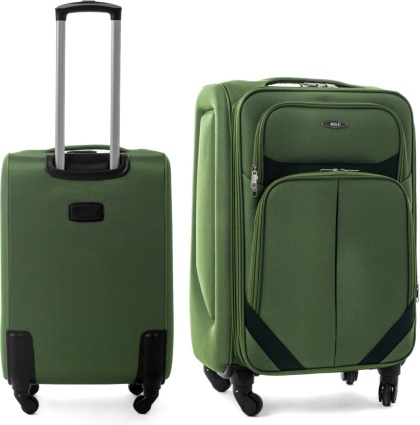 ŚREDNIA WALIZKA PODRÓŻNA S-010 XL ZIELONY