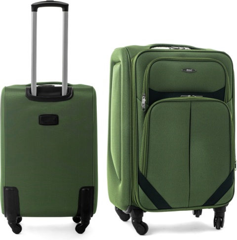 ŚREDNIA WALIZKA PODRÓŻNA S-010 XL ZIELONY