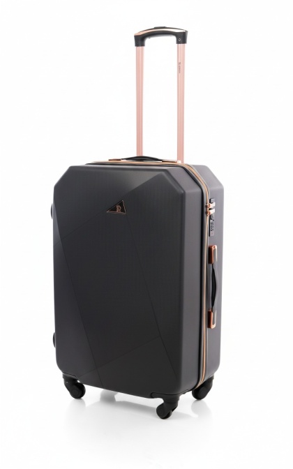 ŚREDNIA walizka podróżna 941 XL CZARNY