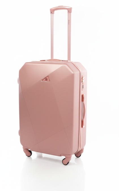 ŚREDNIA walizka podróżna 941 XL ROSE RED