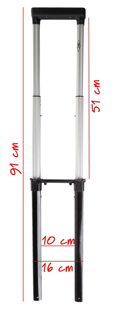 Stelaż do walizki podróżnej L Uchwyt Teleskopowy PP3