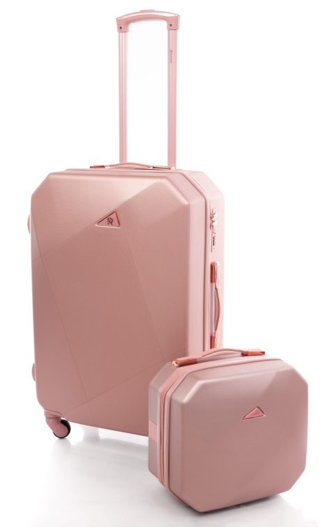 Zestaw ŚREDNIA walizka podróżna 941 XL + kuferek ROSE RED Zestaw ŚREDNIA walizka podróżna 941 XL + kuferek ROSE RED