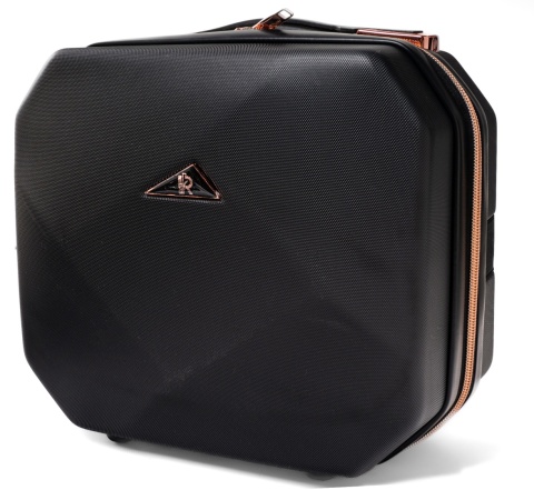 Zestaw ŚREDNIA walizka podróżna 941 XL + kuferek BEŻOWY