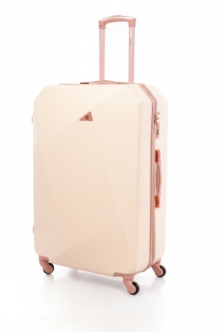 Duża walizka podróżna 941 XXL BEŻOWY